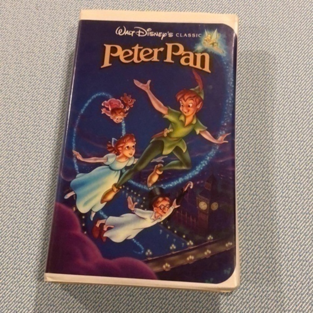 Vintage Disney Peter Pan VHS Black Diamond Classic